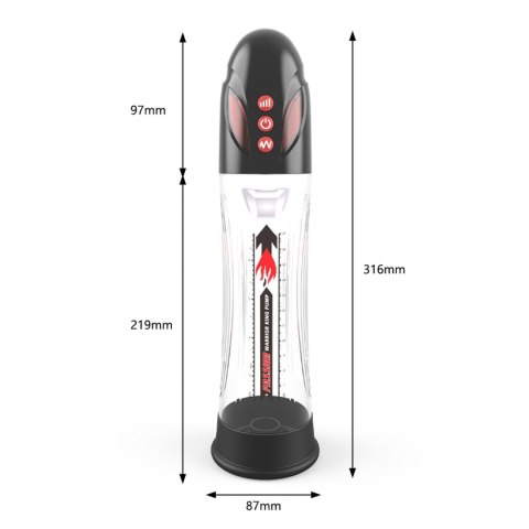 Pompka- PASSION PUMP, PREMIUM RECHARGEABLE AUTOMATIC WATERPROOF PUMP B - Series Power