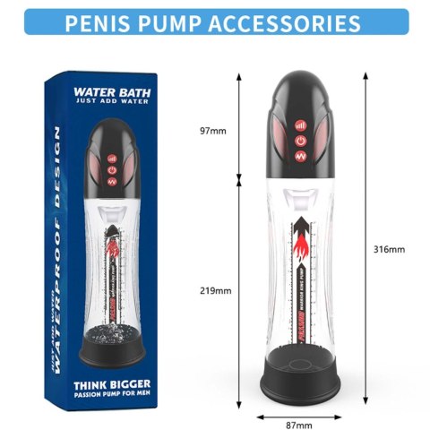 Pompka- PASSION PUMP, PREMIUM RECHARGEABLE AUTOMATIC WATERPROOF PUMP B - Series Power