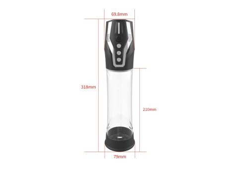 Pompka- PASSION PUMP, PREMIUM RECHARGEABLE AUTOMATIC WATERPROOF PUMP, Voice control B - Series Power