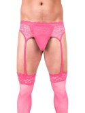 Prowler Pink Lace Garter Set Large Prowler