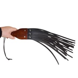 Prowler RED Leather and Wood Fringe Paddle Prowler