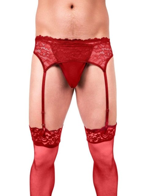 Prowler Red Lace Garter Set Small Prowler
