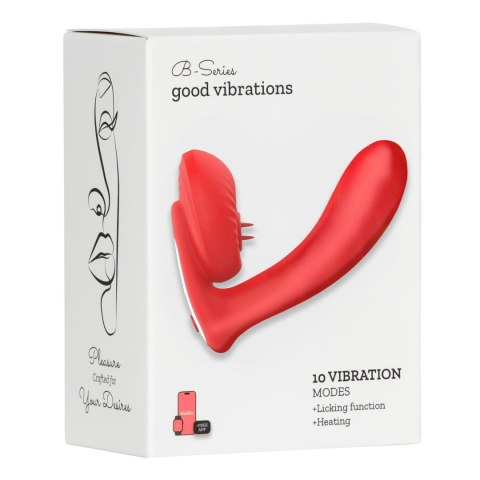 Silicone vibrator 10 vibration modes, Licking, Heating + APP control B - Series Fox