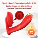 Silicone vibrator 10 vibration modes, Licking, Heating + APP control B - Series Fox