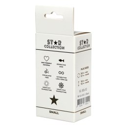 Star Collection - Black Silicone Anal Plug S - Pink Stone Star Collection