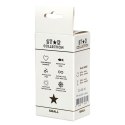Star Collection - Black Silicone Anal Plug S - Purple Stone Star Collection
