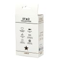 Star Collection - Pink Silicone Anal Plug L - Light Blue Stone Star Collection