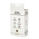 Star Collection - Pink Silicone Anal Plug M - Clear Stone Star Collection