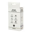 Star Collection - Pink Silicone Anal Plug M - Light Pink Stone Star Collection