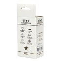 Star Collection - Pink Silicone Anal Plug S - Light Blue Stone Star Collection