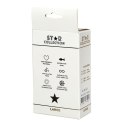 Star Collection - Purple Silicone Anal Plug L - Light Blue Stone Star Collection