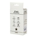 Star Collection - Purple Silicone Anal Plug L - Light Pink Stone Star Collection