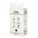 Star Collection - Purple Silicone Anal Plug M - Clear Stone Star Collection