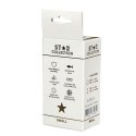 Star Collection - Purple Silicone Anal Plug S - Clear Stone Star Collection
