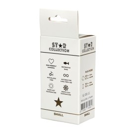 Star Collection - Purple Silicone Anal Plug S - Clear Stone Star Collection