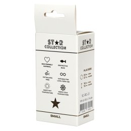 Star Collection - Purple Silicone Anal Plug S - Light Blue Stone Star Collection