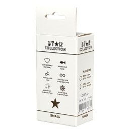 Star Collection - Purple Silicone Anal Plug S - Light Pink Stone Star Collection