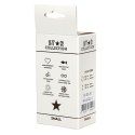 Star Collection - Silver Metal Anal Plug S - Clear Stone Star Collection