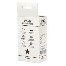 Star Collection - Silver Metal Anal Plug S - Pink Stone Star Collection