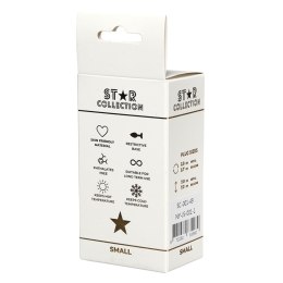 Star Collection - Silver Metal Anal Plug S - Purple Stone Star Collection