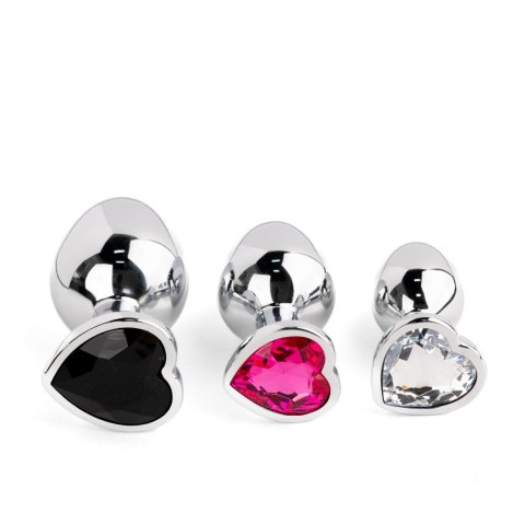 Jewellery - Silver Heart PLUG - SET B - Series HeavyFun