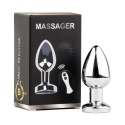 Metal Butt Plug M Vibrator USB - Remote Control B - Series HeavyFun