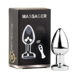Metal Butt Plug M Vibrator USB - Remote Control B - Series HeavyFun