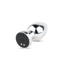 Metal Butt Plug M Vibrator USB - Remote Control B - Series HeavyFun