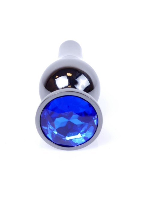MyLove Toys - Jewellery Dark Silver BUTT PLUG- Dark Blue MyLove Toys