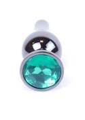 MyLove Toys - Jewellery Dark Silver BUTT PLUG- Green MyLove Toys