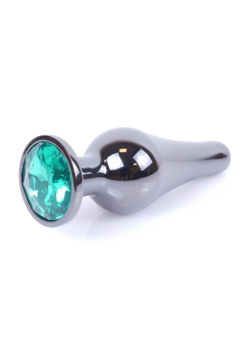 MyLove Toys - Jewellery Dark Silver BUTT PLUG- Green MyLove Toys