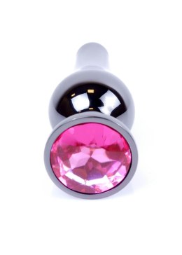 MyLove Toys - Jewellery Dark Silver BUTT PLUG- Pink MyLove Toys