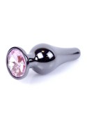 MyLove Toys - Jewellery Dark Silver BUTT PLUG- Rose MyLove Toys