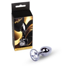 MyLove Toys - Jewellery Dark Silver PLUG- Clear MyLove Toys