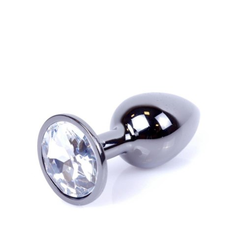 MyLove Toys - Jewellery Dark Silver PLUG- Clear MyLove Toys