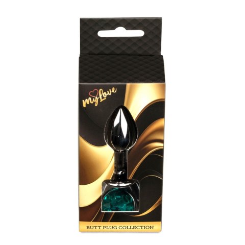 MyLove Toys - Jewellery Dark Silver PLUG- Green MyLove Toys