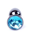 MyLove Toys - Jewellery Dark Silver PLUG- Light Blue MyLove Toys
