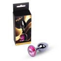 MyLove Toys - Jewellery Dark Silver PLUG- Pink MyLove Toys