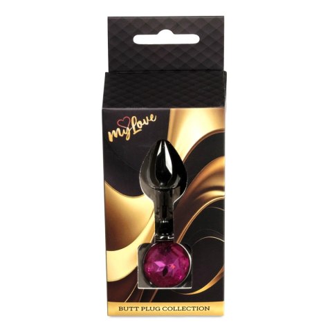 MyLove Toys - Jewellery Dark Silver PLUG- Pink MyLove Toys