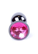 MyLove Toys - Jewellery Dark Silver PLUG- Pink MyLove Toys
