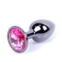 MyLove Toys - Jewellery Dark Silver PLUG- Pink MyLove Toys