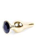 MyLove Toys - Jewellery Gold BUTT PLUG- Black MyLove Toys