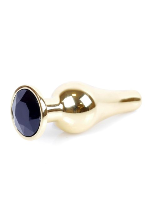 MyLove Toys - Jewellery Gold BUTT PLUG- Black MyLove Toys