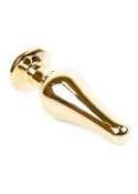MyLove Toys - Jewellery Gold BUTT PLUG- Clear MyLove Toys