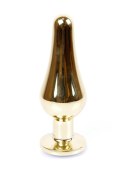 MyLove Toys - Jewellery Gold BUTT PLUG- Clear MyLove Toys