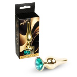 MyLove Toys - Jewellery Gold BUTT PLUG- Green MyLove Toys