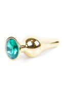 MyLove Toys - Jewellery Gold BUTT PLUG- Green MyLove Toys