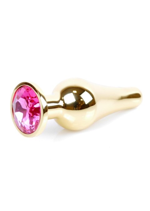 MyLove Toys - Jewellery Gold BUTT PLUG- Pink MyLove Toys