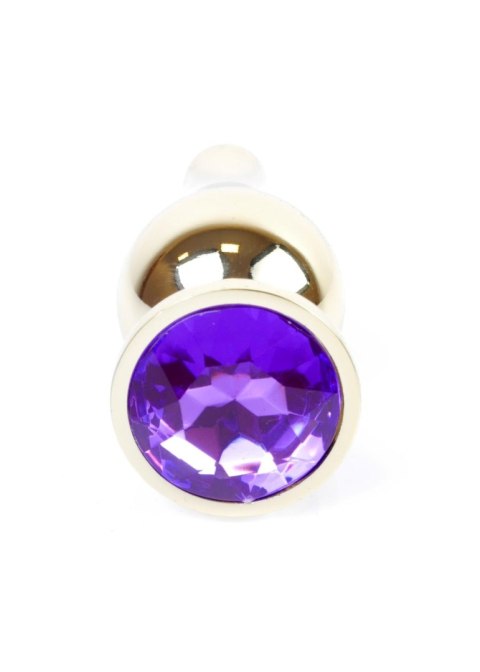 MyLove Toys - Jewellery Gold BUTT PLUG- Purple MyLove Toys
