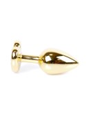 MyLove Toys - Jewellery Gold Heart PLUG- Black MyLove Toys